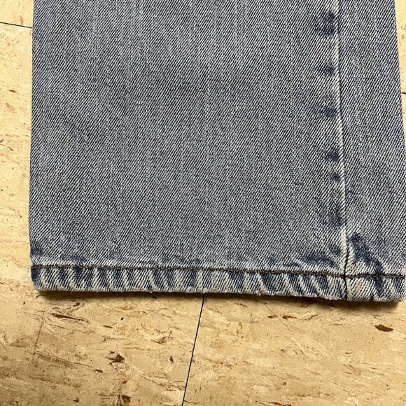 Levis 505 Jeans Men's 30x32 Blue Denim Regular Fit Straight Leg Light Wash - Picture 6 of 10